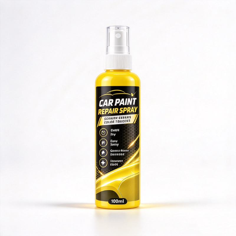 Reparasjonsspray for små riper på bilen og rask utbedring