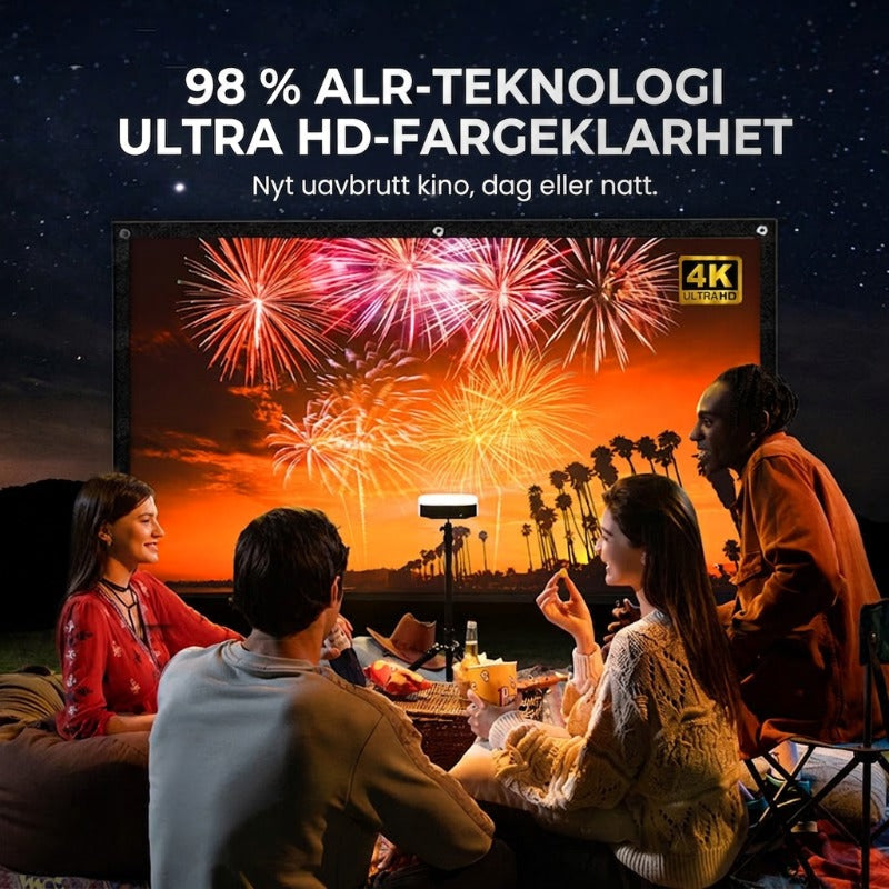 📺 50 % RABATT NÅ! ✨ HD-projeksjonslerret – 120 tommer diagonalt med matt hvit overflate for en krystallklar hjemmekinoopplevelse 🎬🌟