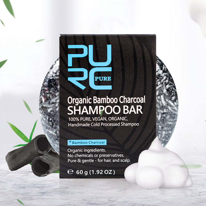 Håndlaget Bamboo Charcoal Natural Shampoo Soap