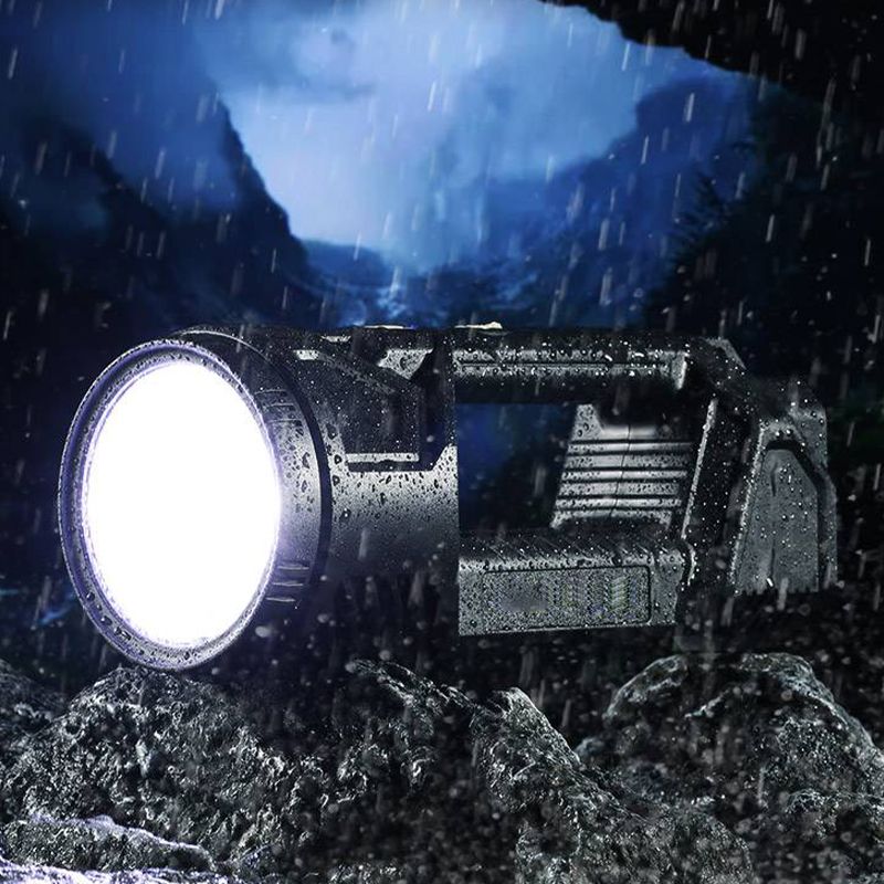 Super Bright Dobbelthode Spotlight bærbar lommelykt