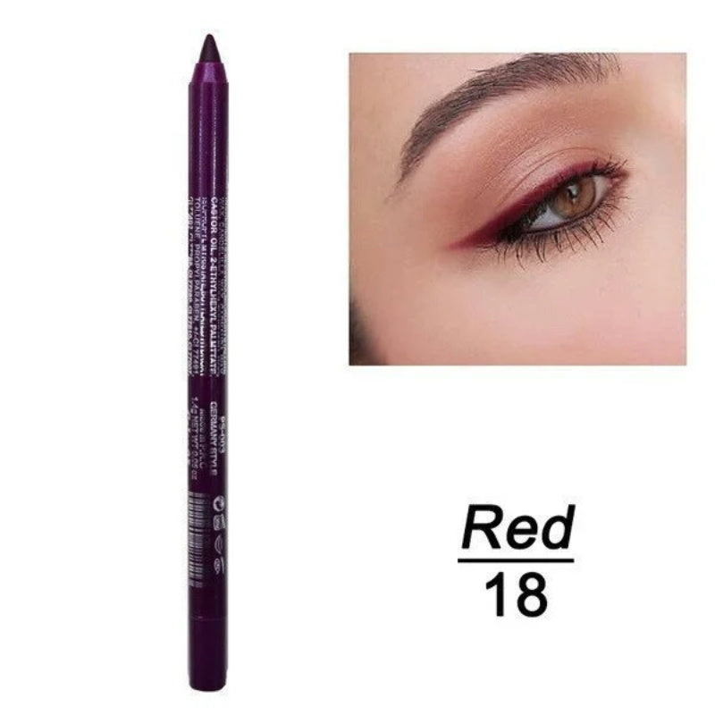 Langvarig fargelagt eyeliner