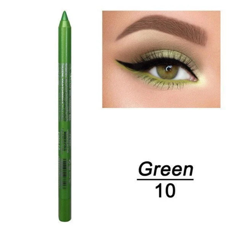 Langvarig fargelagt eyeliner