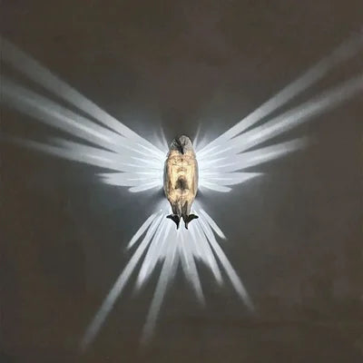 3D Animals LED Vegglampe - Bald Eagle & Night Owl