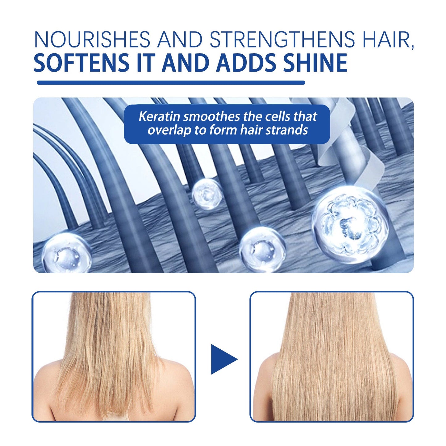 Protein Smoothing Balm - Reparerer hårtekstur og myker frizz