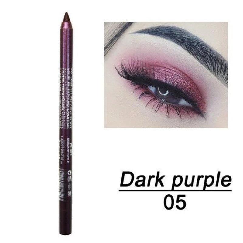Langvarig fargelagt eyeliner
