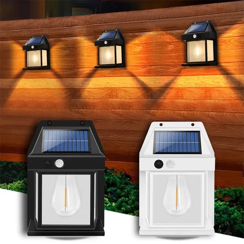 2026 ny utendørs solcellevegglampe