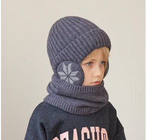 🎄Julegave🎅 ❄Vinter lue Skjerfsett Varm strikket lue😍