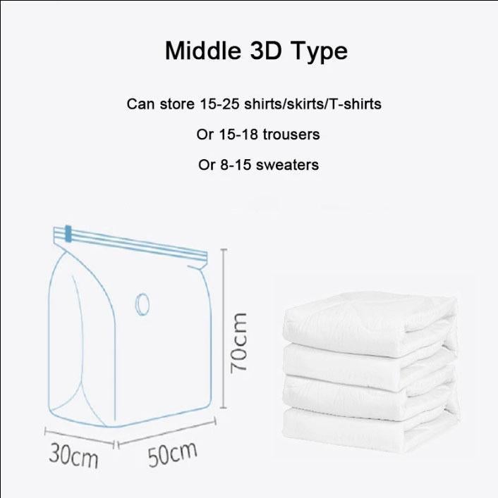 No-Pumping Vacuum Compression Bag-9