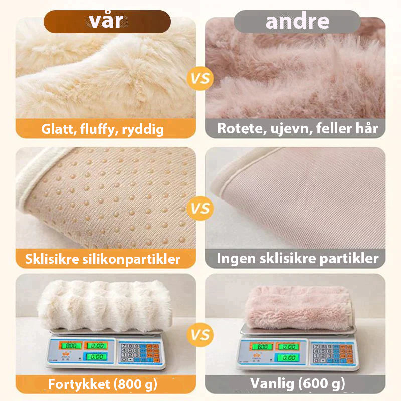 ✨Gratis levering✨Pousbo® Tykt kaninplysj-sofatrekk