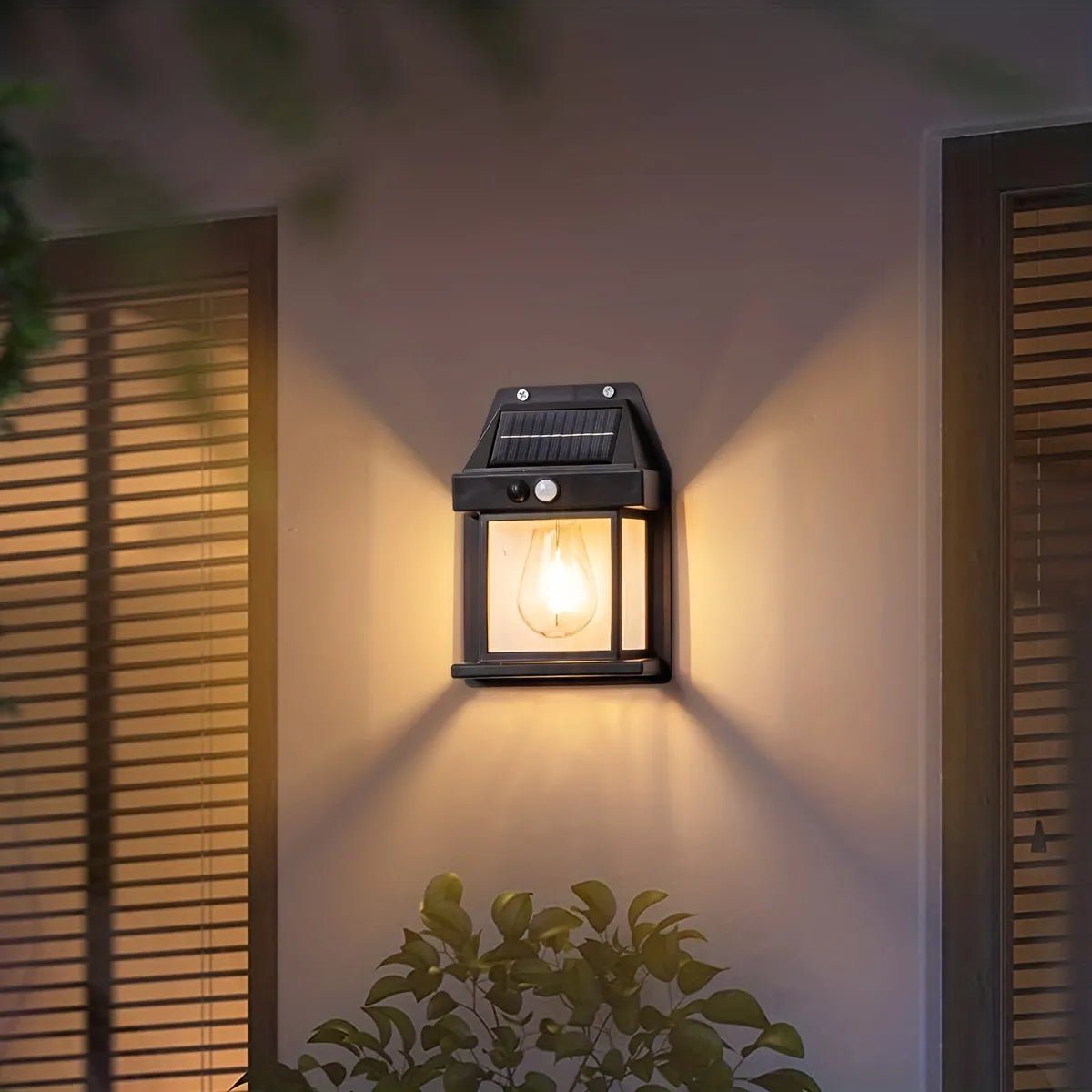 2026 ny utendørs solcellevegglampe