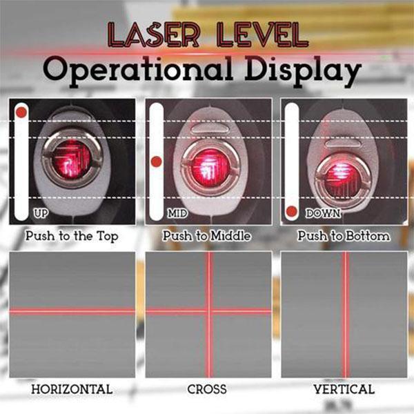 4 I 1 lasermålingsverktøy