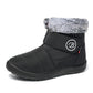 Kvinner varm pelsforet vanntette slip-on-støvler
